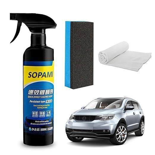 Sopami Car Coating Spray (50ml Each) Pack of 2 | Advanced Multi - Surface Protection - Shoopers